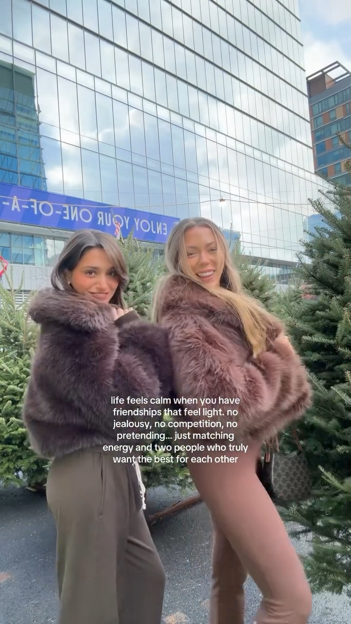 matching coats and matching energy 🤎

wearing a size S in the fur jacket, a size S in the zip up, and a size XS in the bottoms 

#LTKootd #LTKdayinmylife #LTKSeasonal