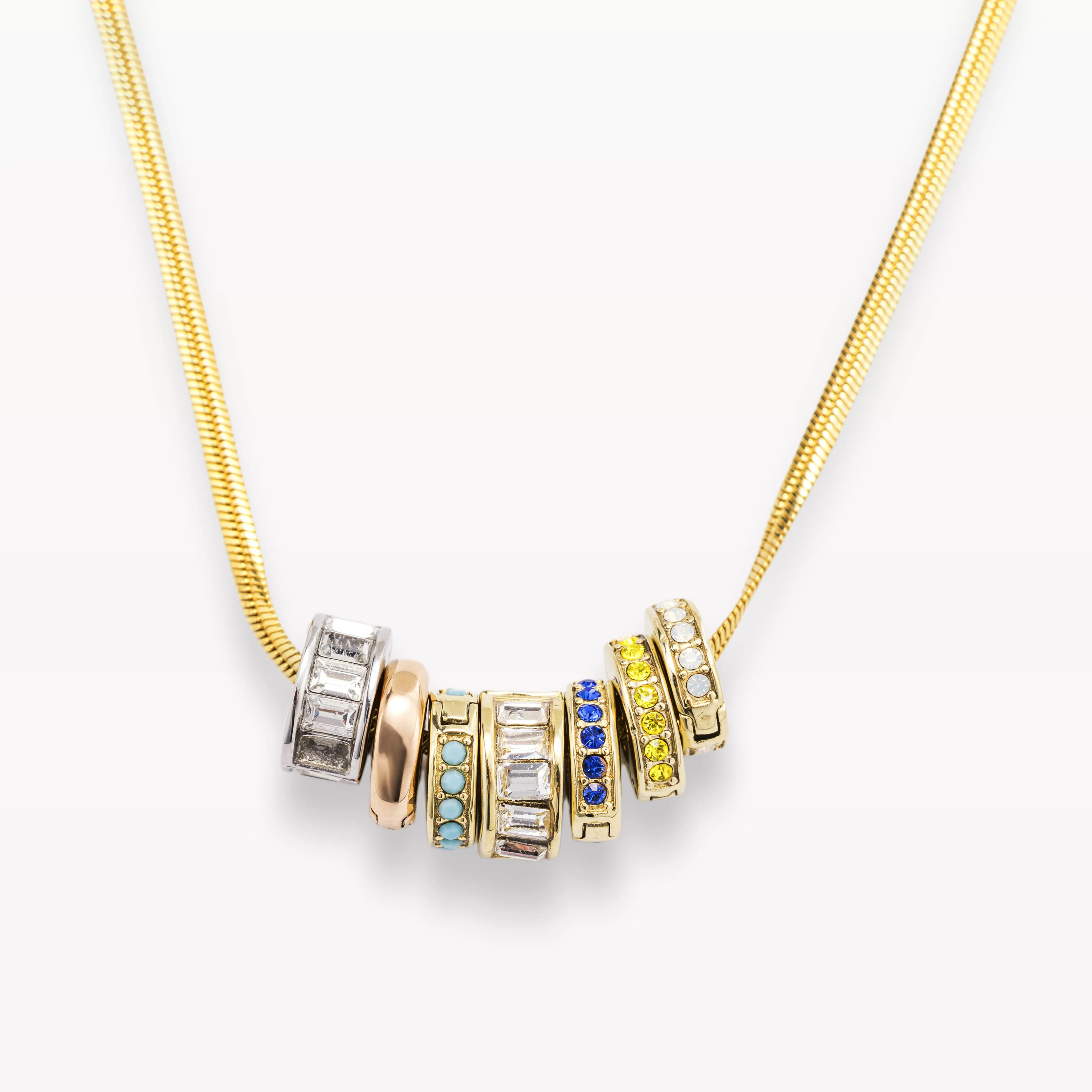 Solar Necklace + Sparkle Charm Set | La Lune