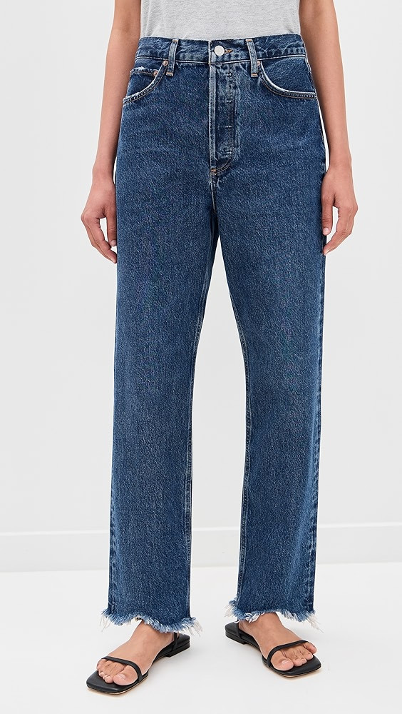 90s Mid Rise Straight Jeans | Shopbop