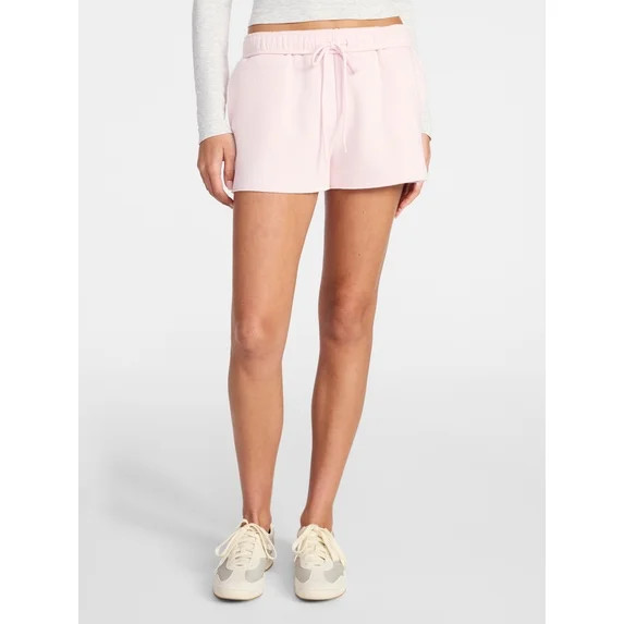 No Boundaries Fleece Foldover Shorts, 2'' Inseam, Women’s XXS-XXL | Walmart (US)