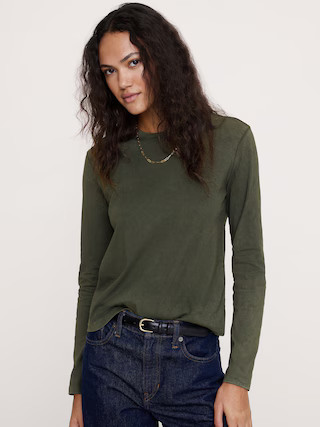 Vintage Cotton Long-Sleeve T-Shirt | Banana Republic (US)