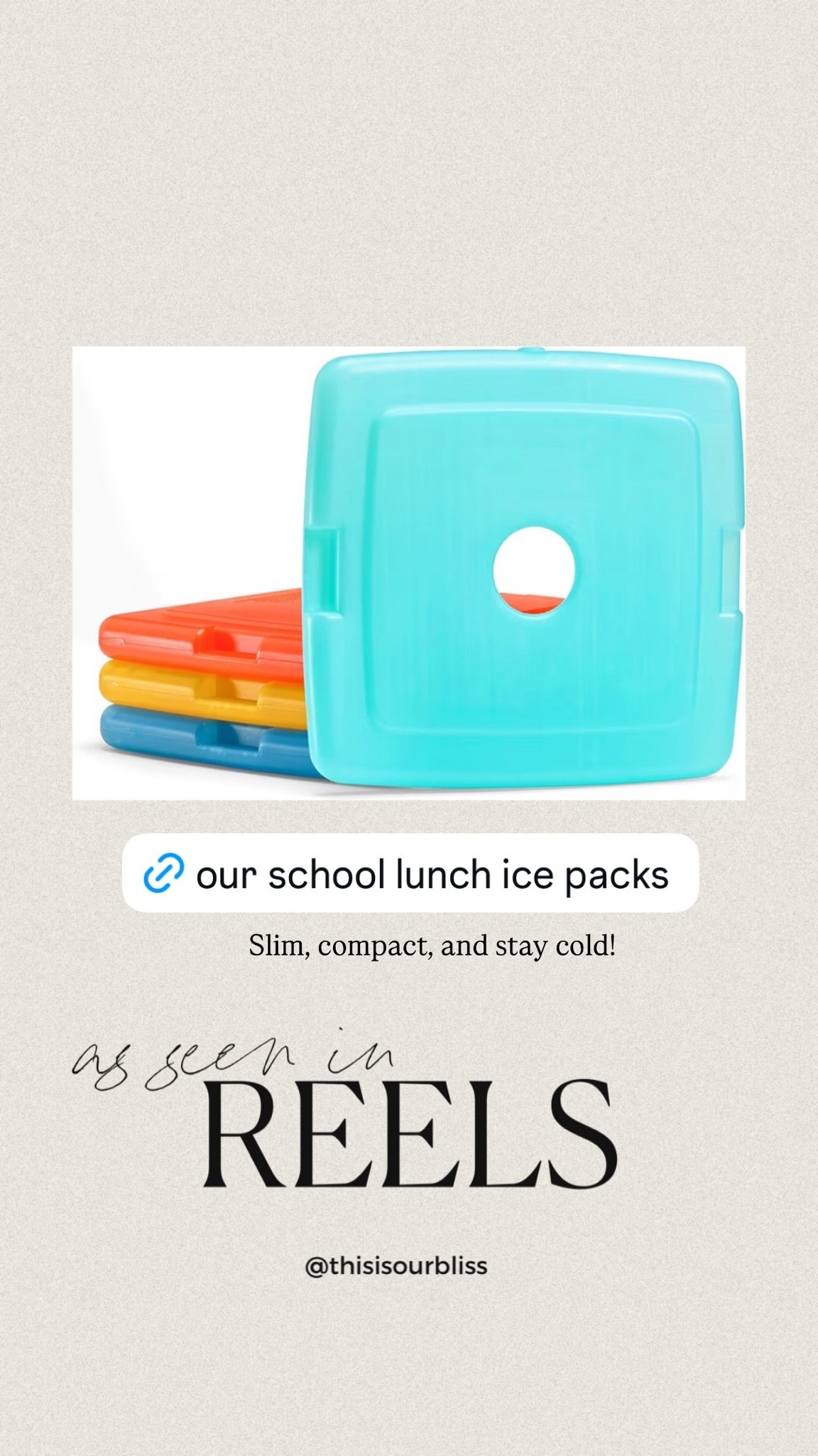 The ice packs I stock up on before back-to-school! They come in a set of 4 // slim and compact and keep everything cold in their lunchbox 🥪🧃🍓

#LTKmomlife #LTKfoodie #LTKKids
