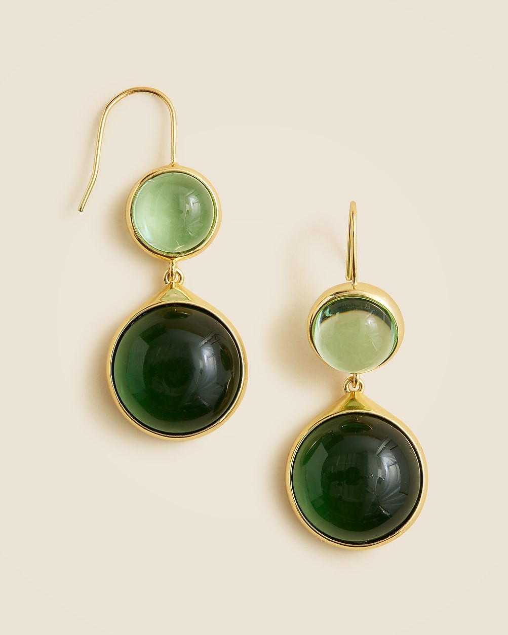Glass stone drop earrings | J. Crew US