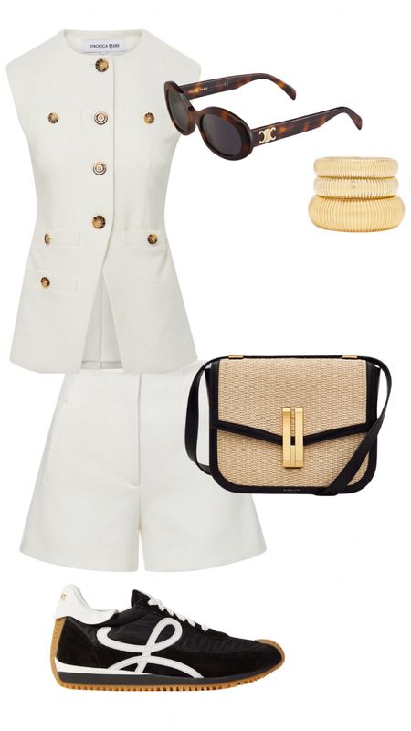 Masters outfit / vest and shorts set / Demellier bag

#LTKstyletip #LTKitbag #LTKSeasonal