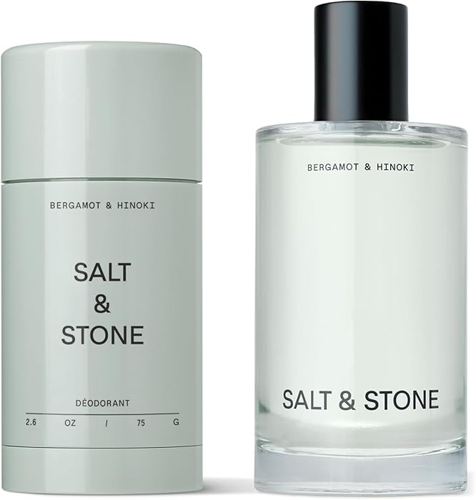 Salt & Stone Signature Scent Duo Set | 48 Hour Aluminum-Free Deodorant & Hydrating Body Mist | Sk... | Amazon (US)