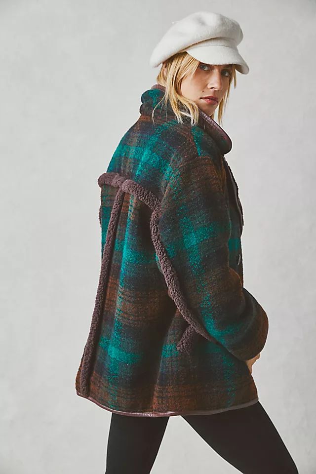 Misfits Plaid Peacoat | Free People (Global - UK&FR Excluded)