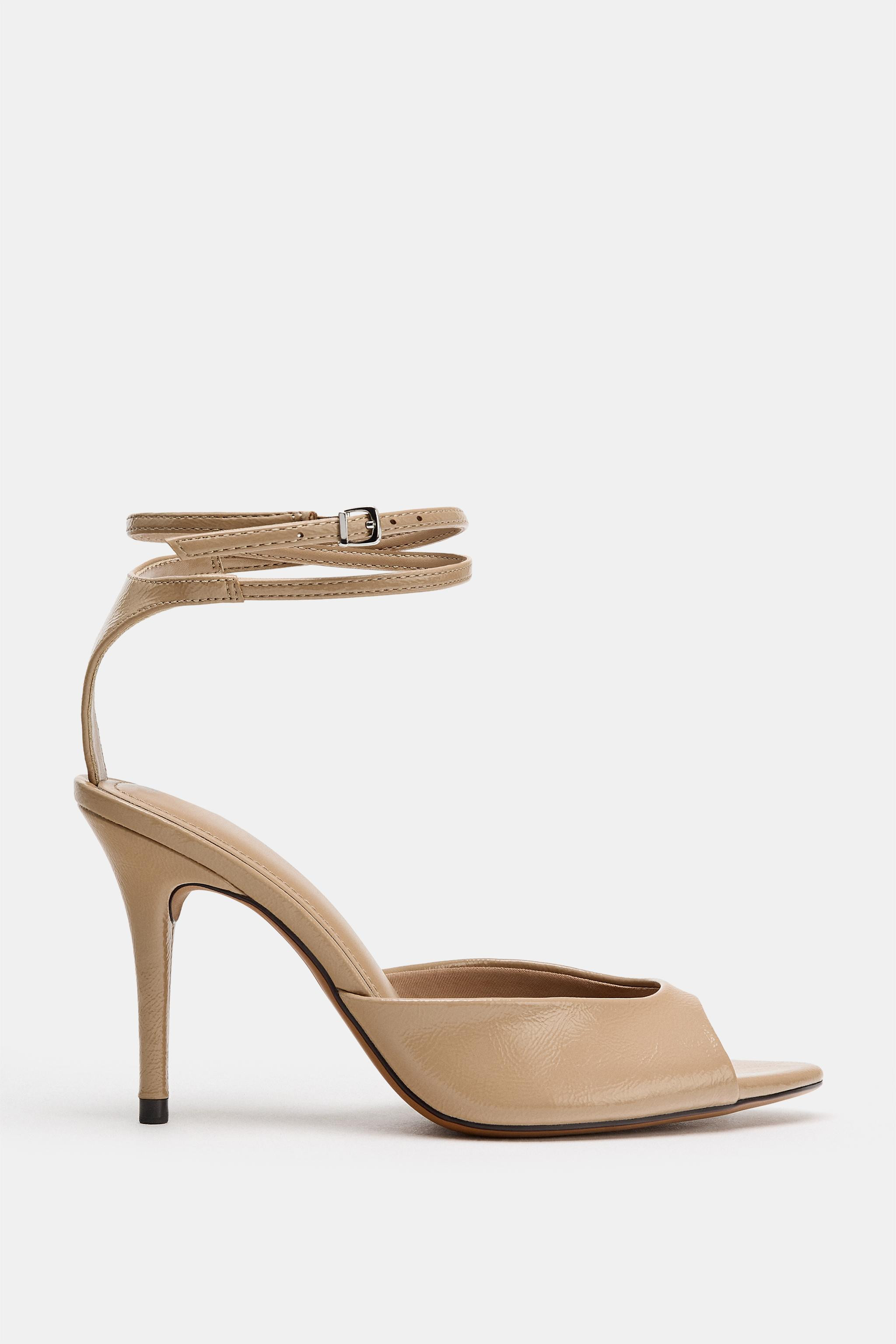 ANKLE STRAP HEELED SANDALS | Zara US