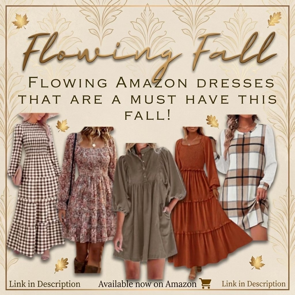 Flowy dresses that scream pumpkin patches and apple cider🍁perfect fall vibes!

#LTKootd #LTKSeasonal #LTKPetite