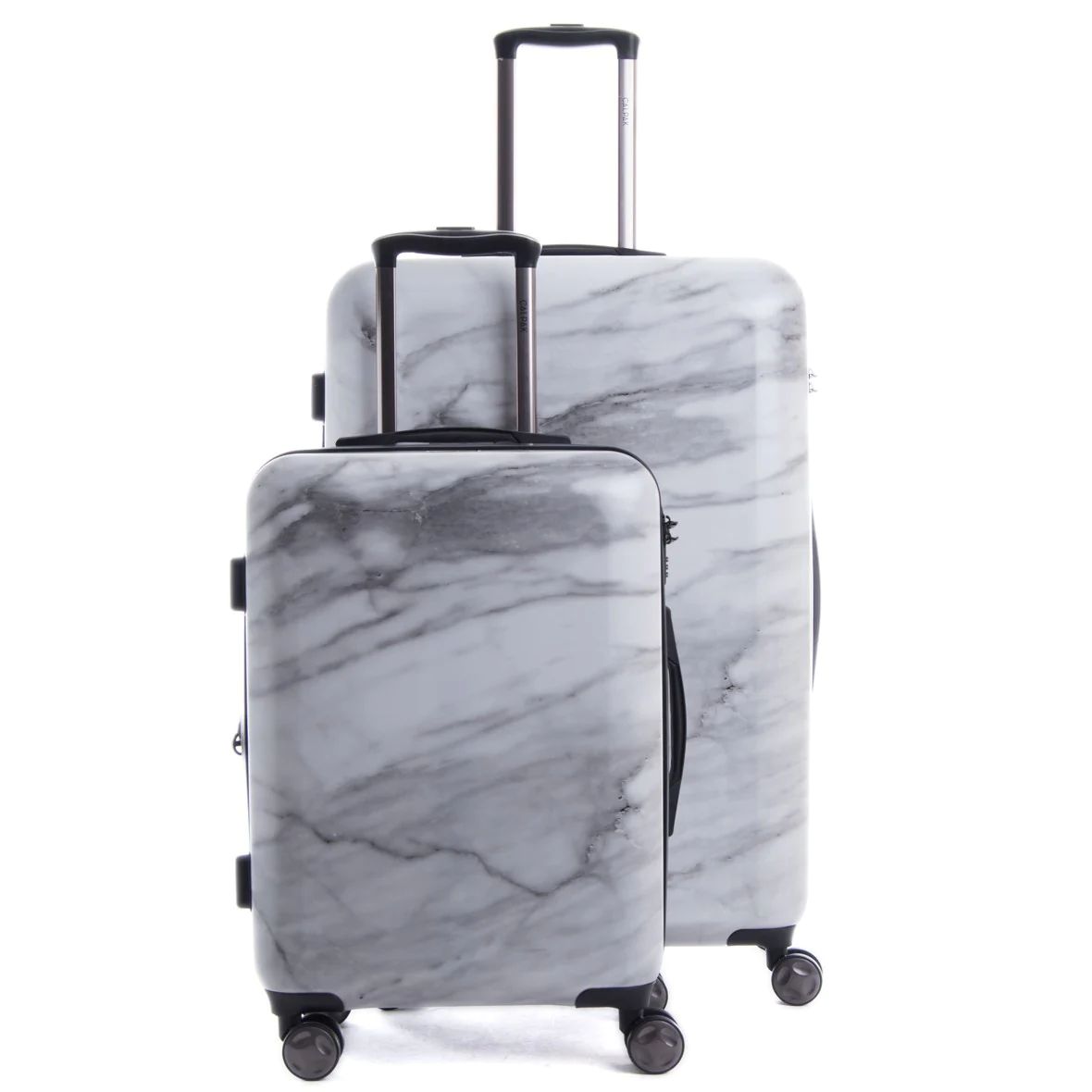 Astyll 2-Piece Luggage Set in Milk Marble | Nylon - Dynamic