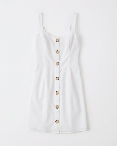 Button-Up Cami Dress | Abercrombie & Fitch US & UK