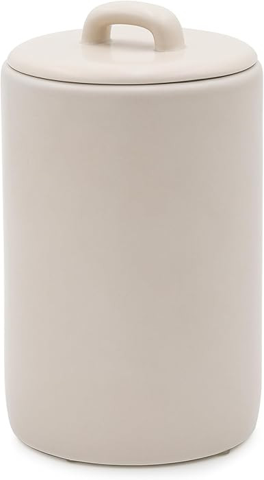 Ceramic Food Storage Jars 37Oz, Snack Containers, Airtight Lid, Kitchen Countertop Canisters for ... | Amazon (US)