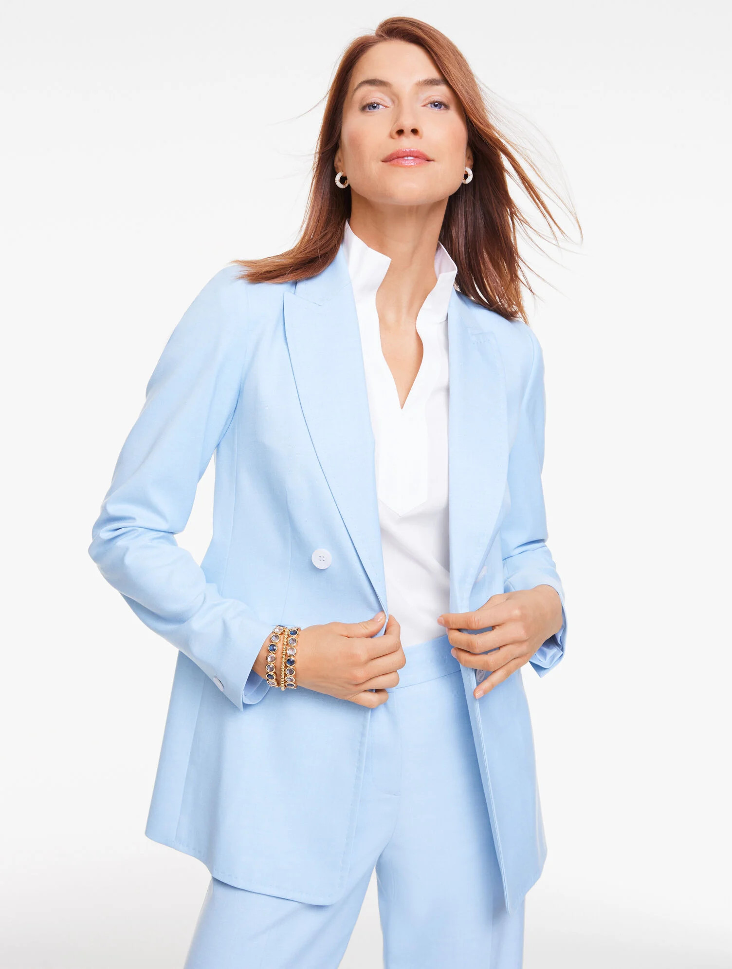 Newton Texture No Close Blazer | Talbots