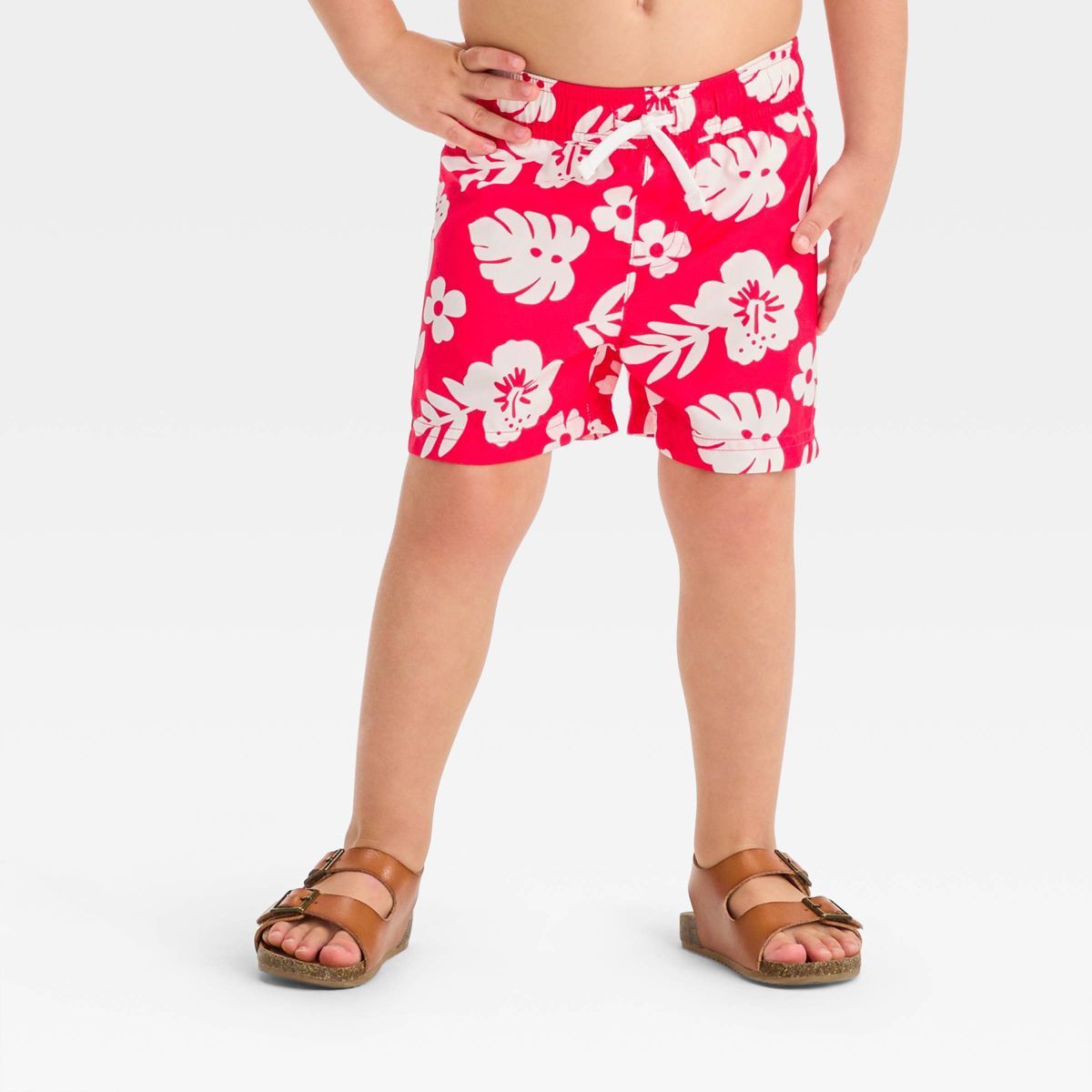 Toddler Boys' Hibiscus Floral Swim Shorts - Cat & Jack™ | Target