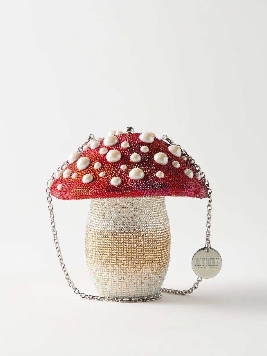 X Katy Perry Mushroom crystal-embellished clutch | Judith Leiber | Matches (US)