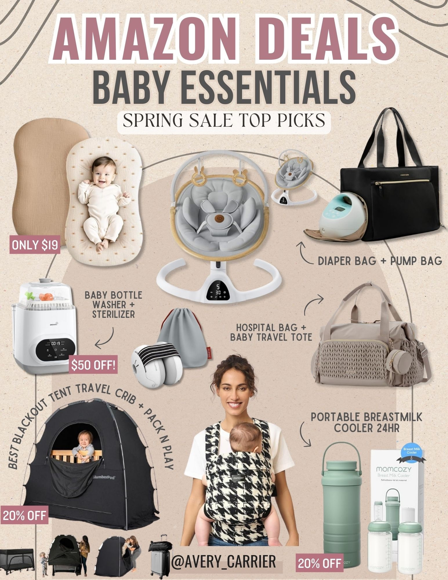 Baby essentials + family travel essentials from Amazon Big Spring Sale! 

— diaper bag, hospital bag, baby travel tote bag, baby travel crib, pump bag, baby lounger, baby carrier

#LTKBaby #LTKItBag #LTKTravel