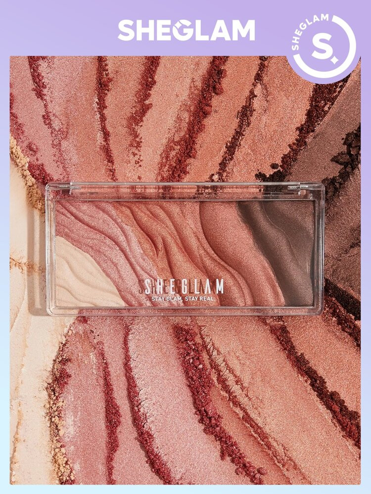 SHEGLAM Cosmic Crystal 5-color Eyeshadow Range - Golden Hour | SHEIN