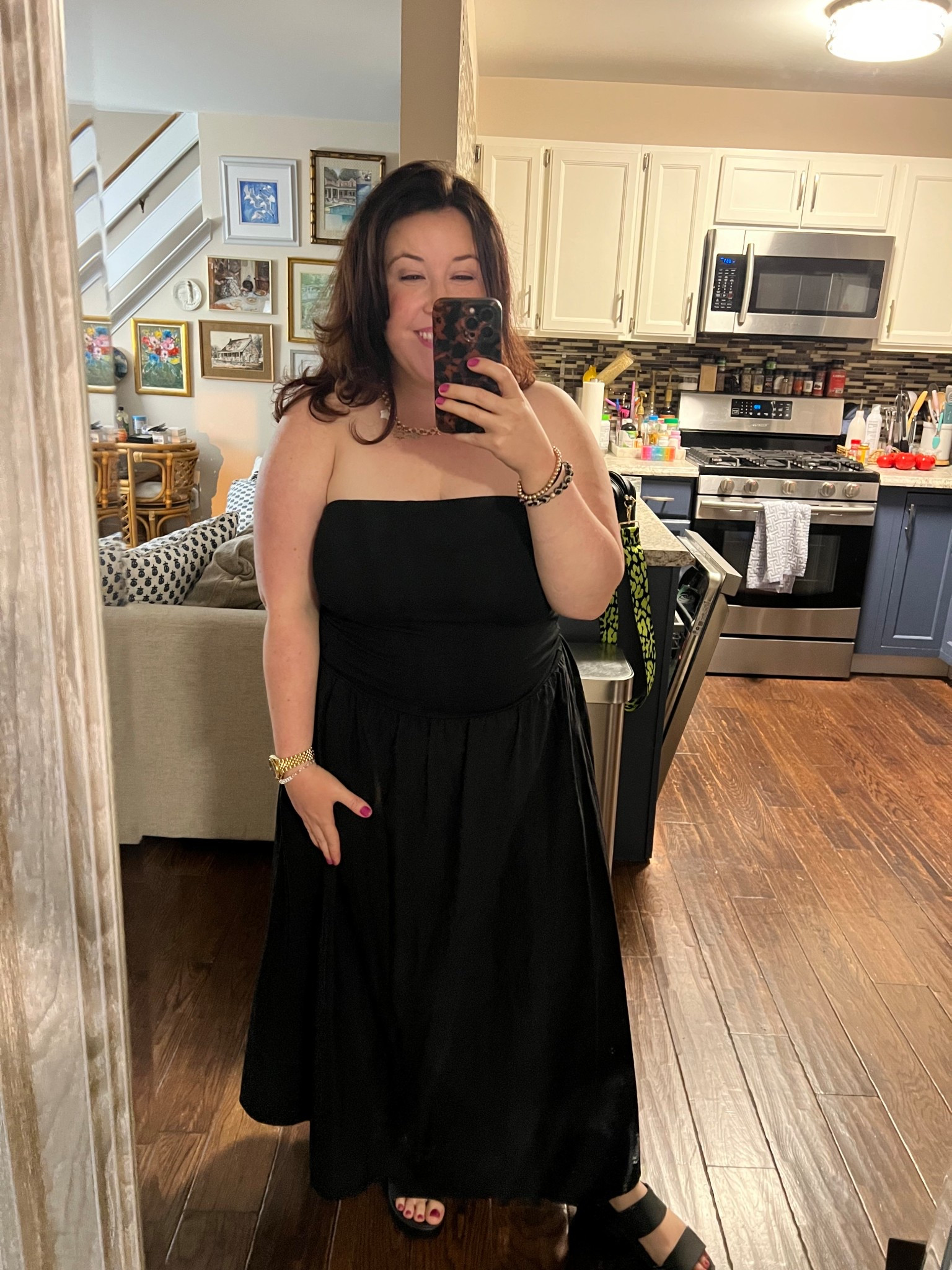 The WAY I am obsessed with this dress! I can never wear strapless things & this literally is perfect. Stretchy & comfy. 

#LTKFindsUnder50 #LTKSummerEdit #LTKPlusSize