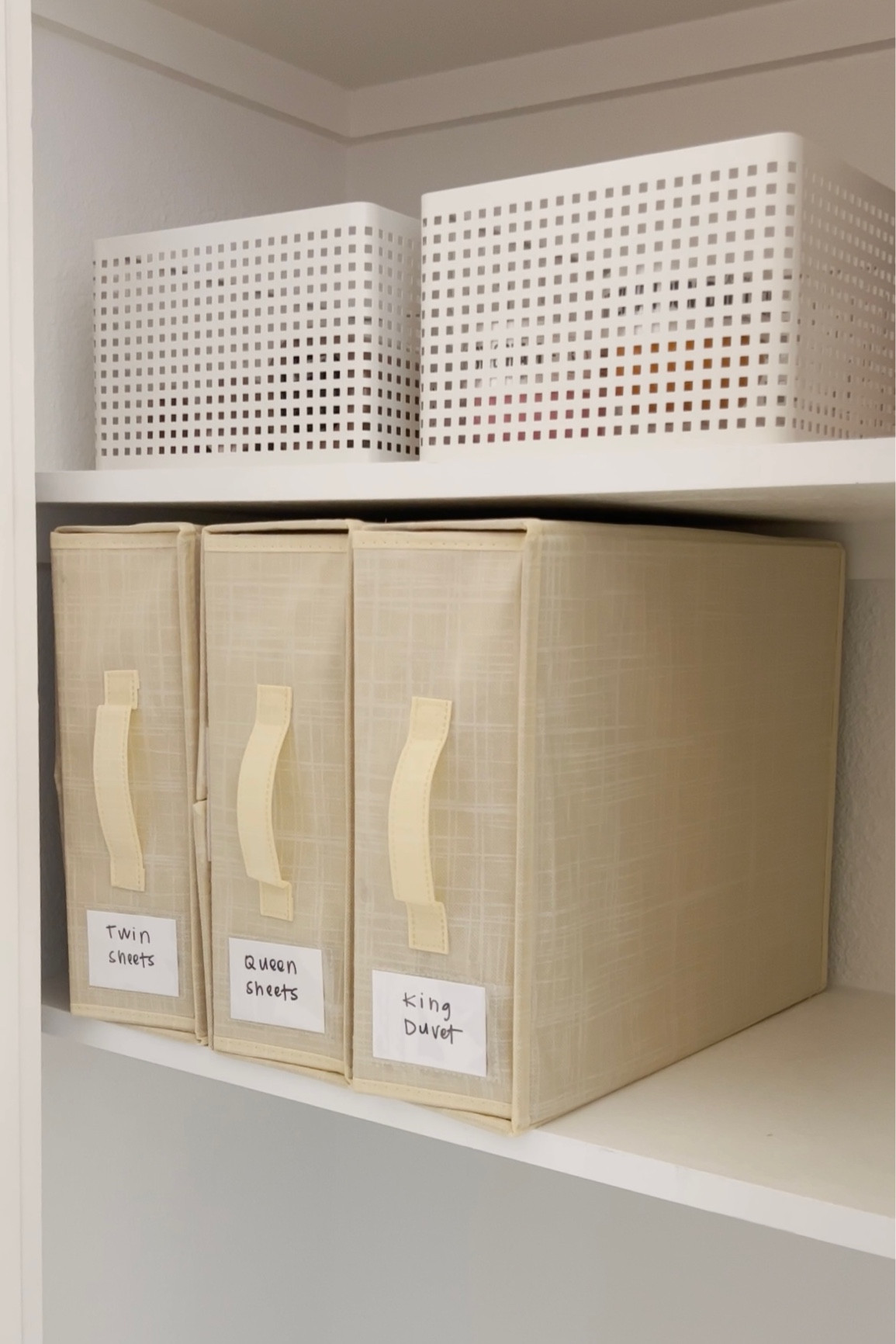 Sheet/bedding organizers! 🙌🏼 makes storing and finding your bedding so much easier. 

Home, home organization, bedding organization, bedding, organize, Amazon home, Amazon finds, Amazon organization 

#LTKhome #LTKFind #LTKfamily