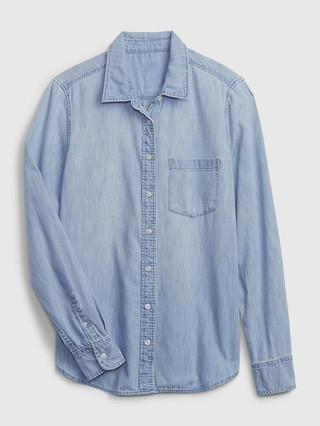 Organic Cotton Denim Classic Shirt | Gap | Gap (US)