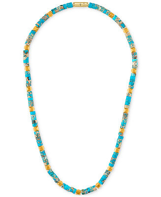 Bulova Men's Marine Star Reconstituted Turquoise 22 | Macy's