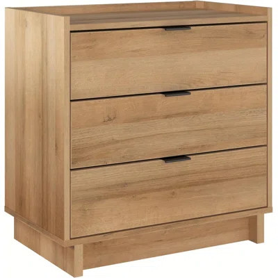 Simply Modern Nightstand Bedside Table, Natural Oak Nightstand for Bedroom | Wayfair North America