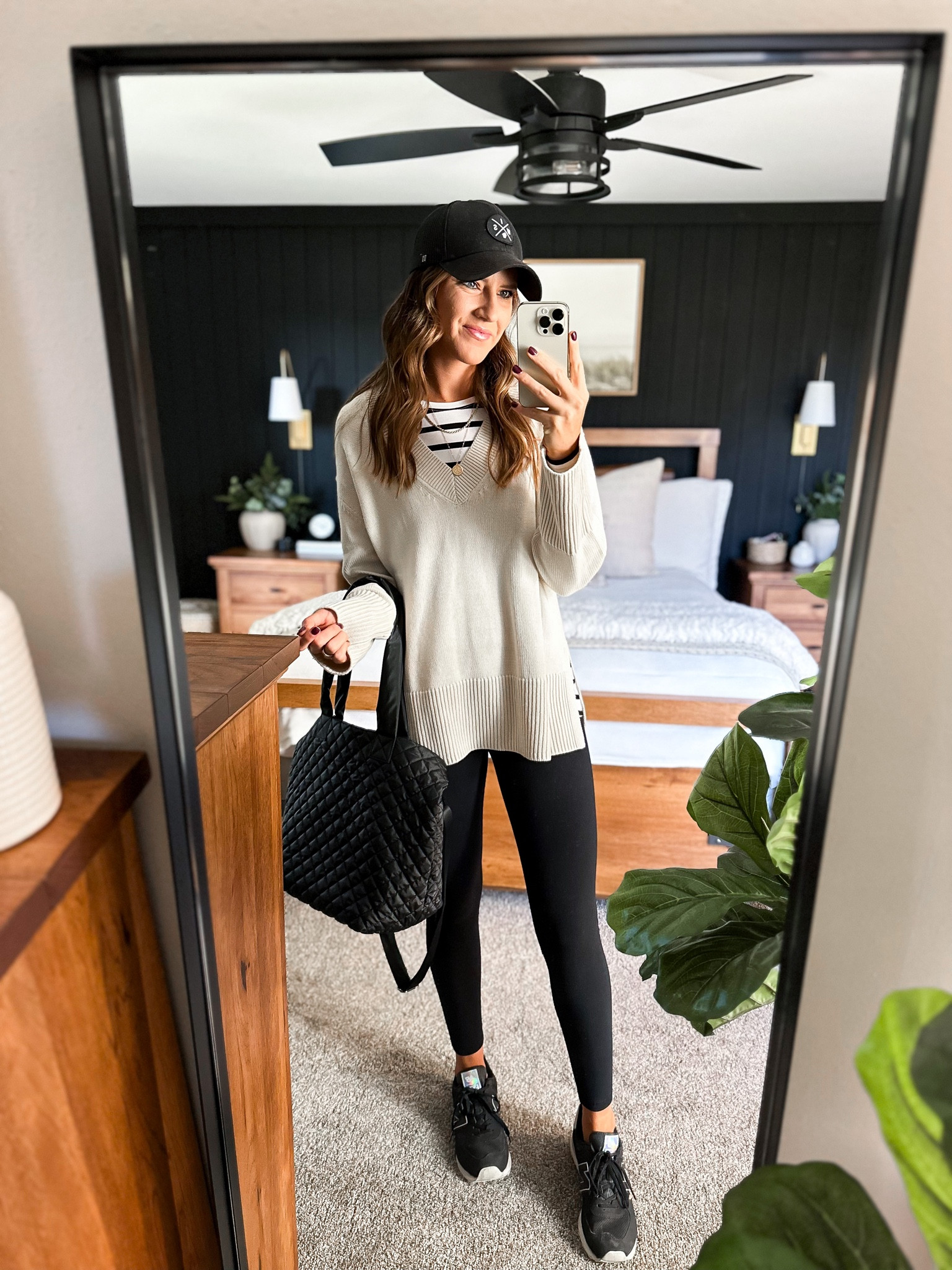 Sports mom outfit inspiration 

Stripe shirt - small
Sweater - medium tall 
Leggings - small 

#LTKstyletip #LTKfindsunder100 #LTKfindsunder50