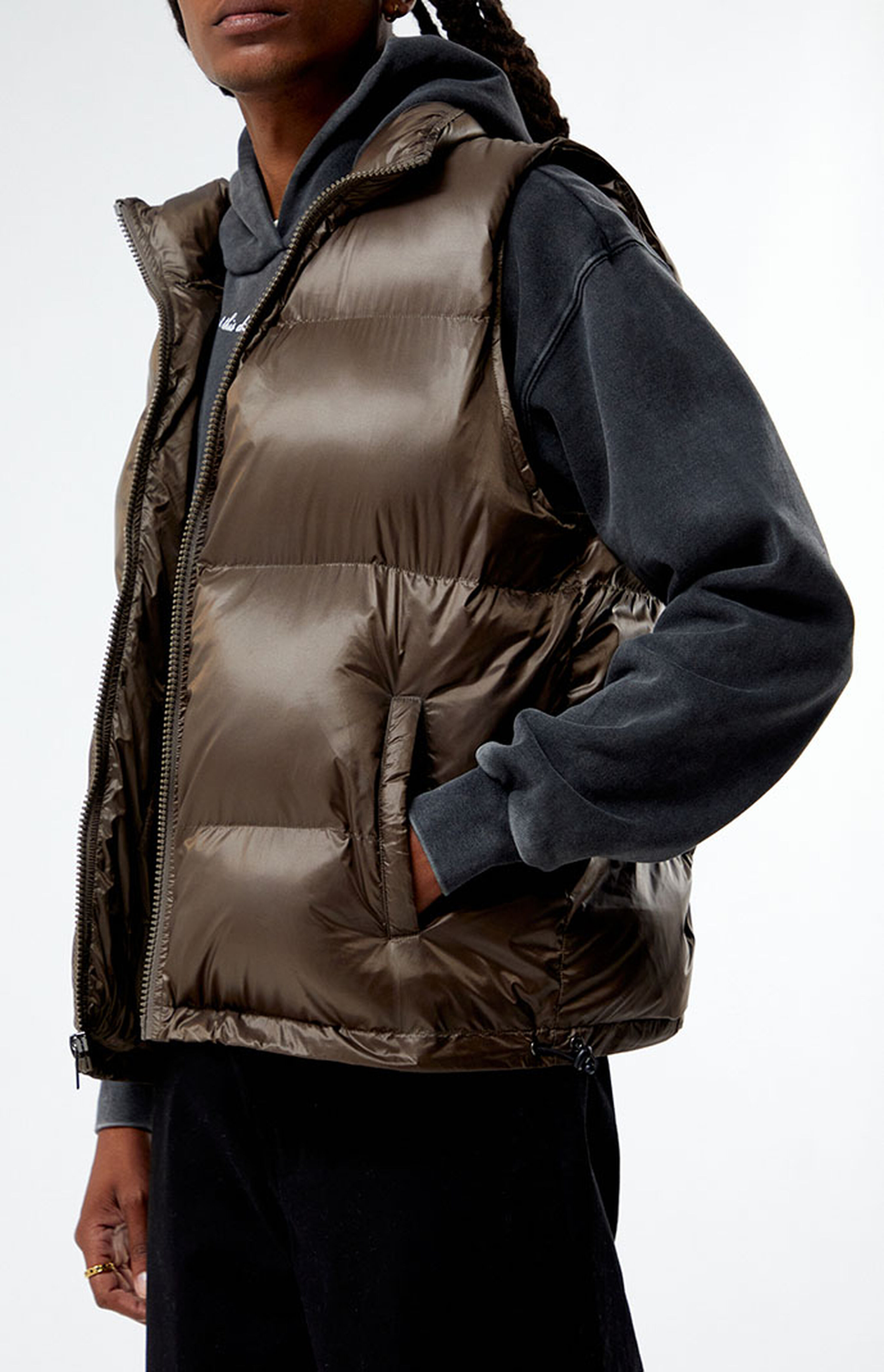 PacSun Brown Puffer Vest | PacSun