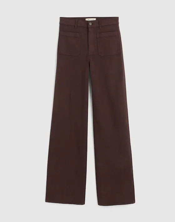 The Emmett Wide-Leg Pant: Patch Pocket Edition | Madewell