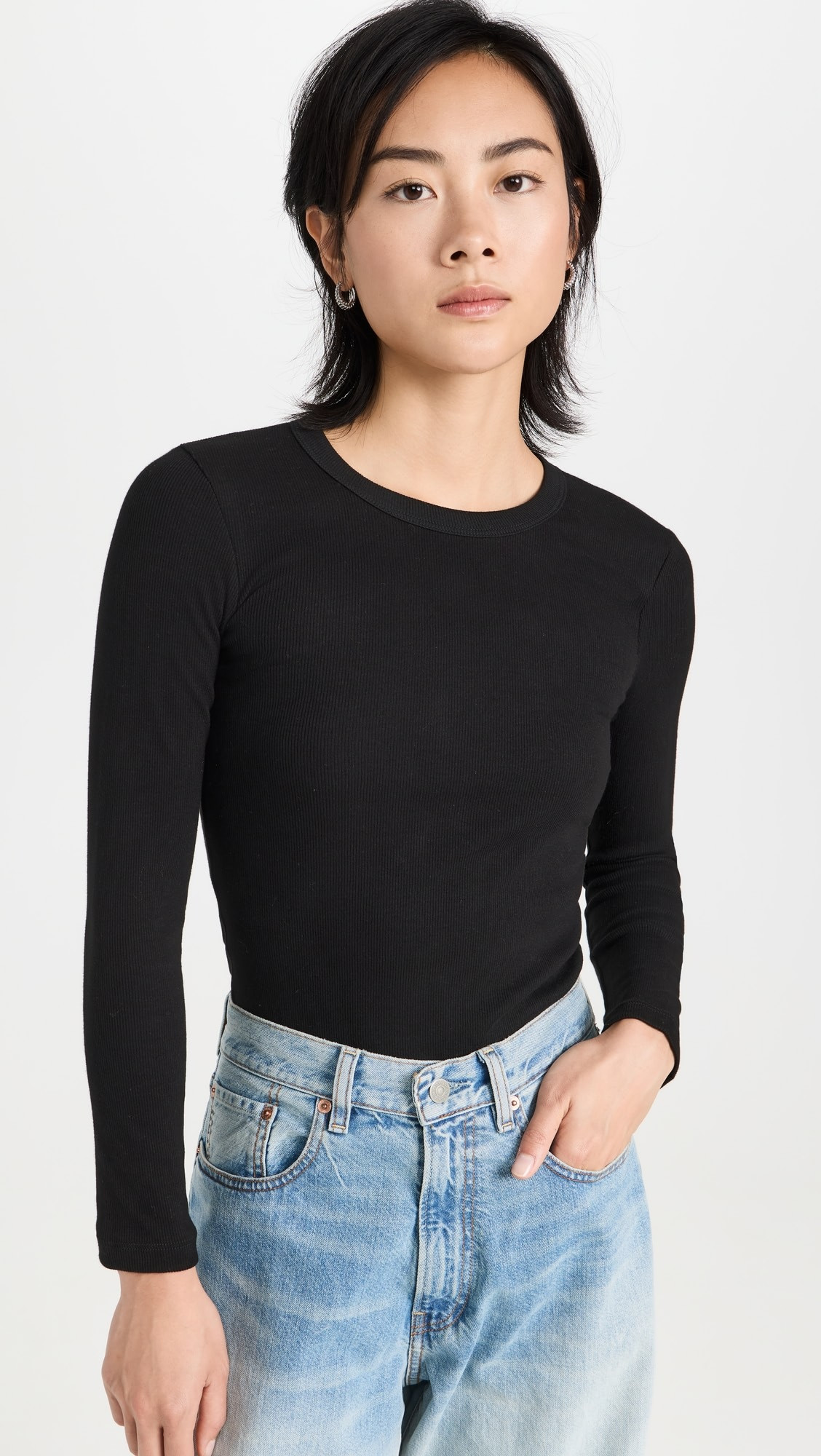 Kelly Slim Fit Long Sleeve Top | Shopbop