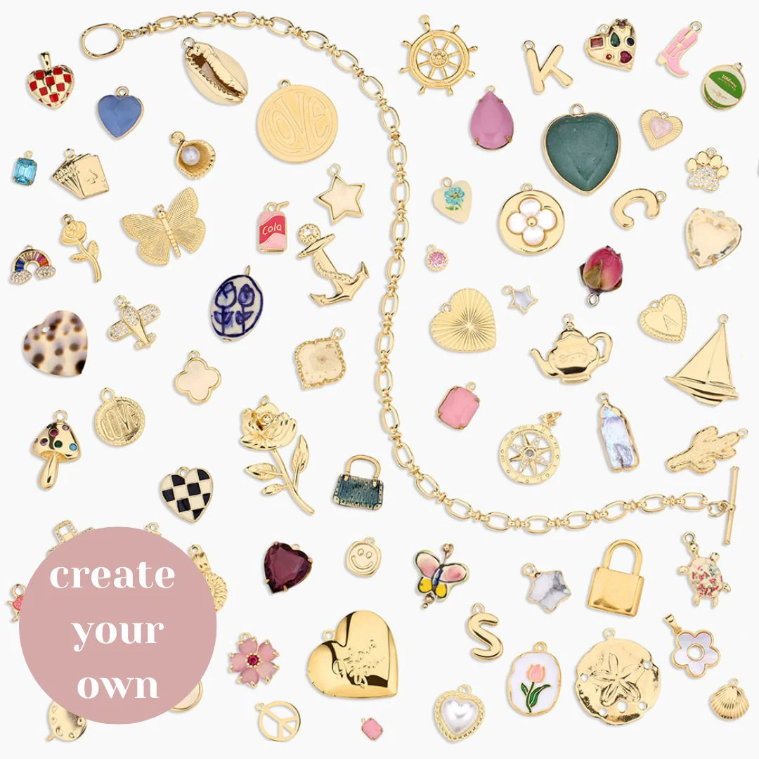 Create Your Own Classic Charm Necklace | Coastal Caviar | Coastal Caviar