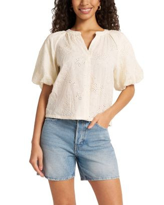 Viola Bubble Sleeve Top | Bloomingdale's (US)