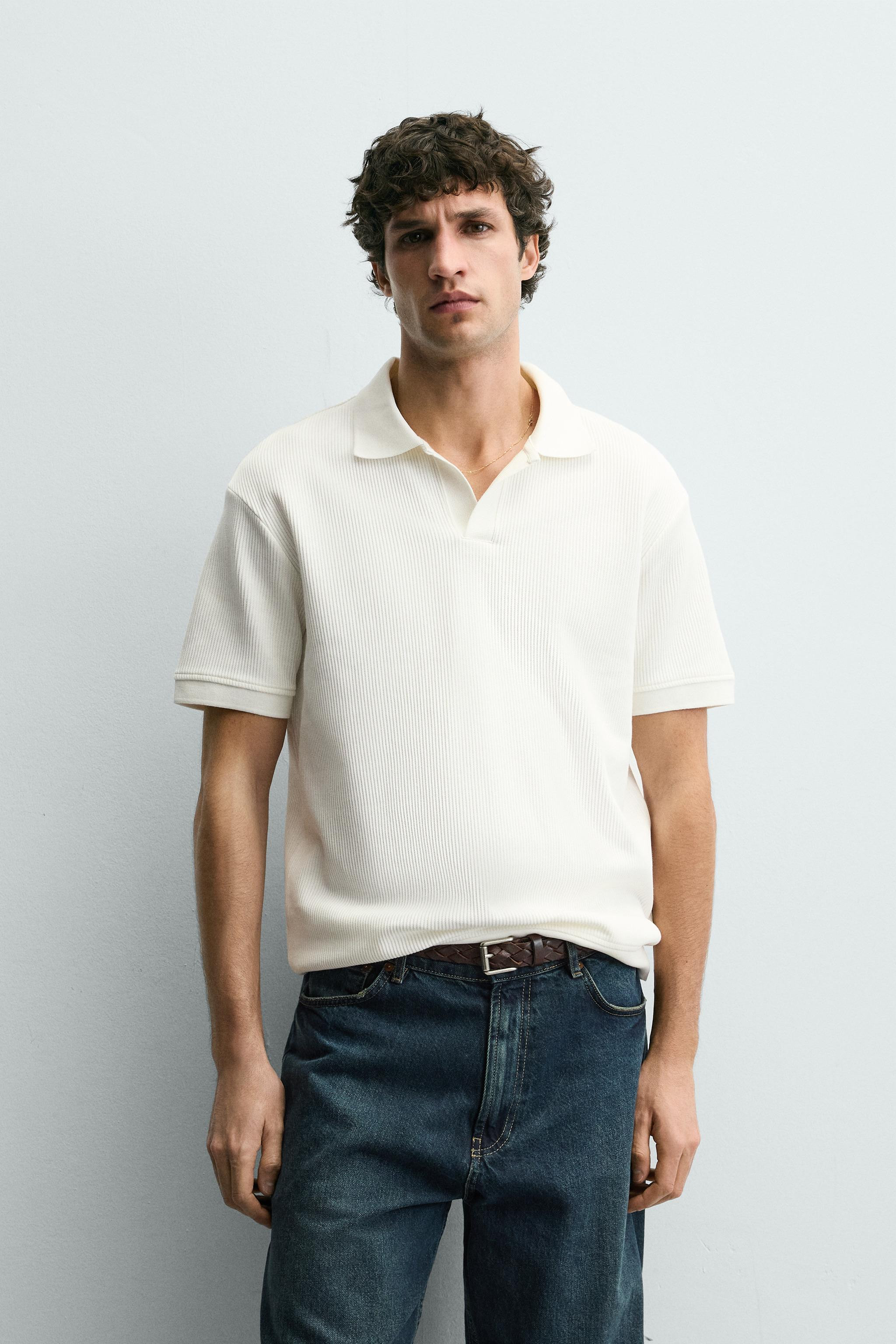 VERTICAL TEXTURED POLO | Zara US
