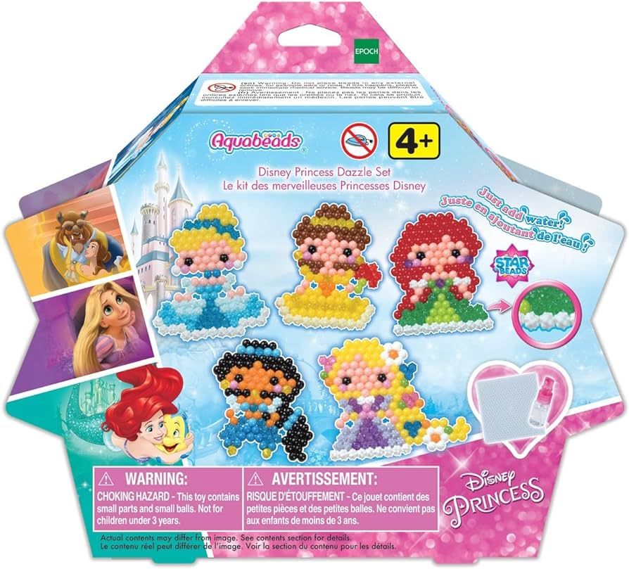 Aquabeads Disney Princess Dazzle - Complete Arts & Crafts Kit for Children - Over 600 Beads to Cr... | Amazon (US)