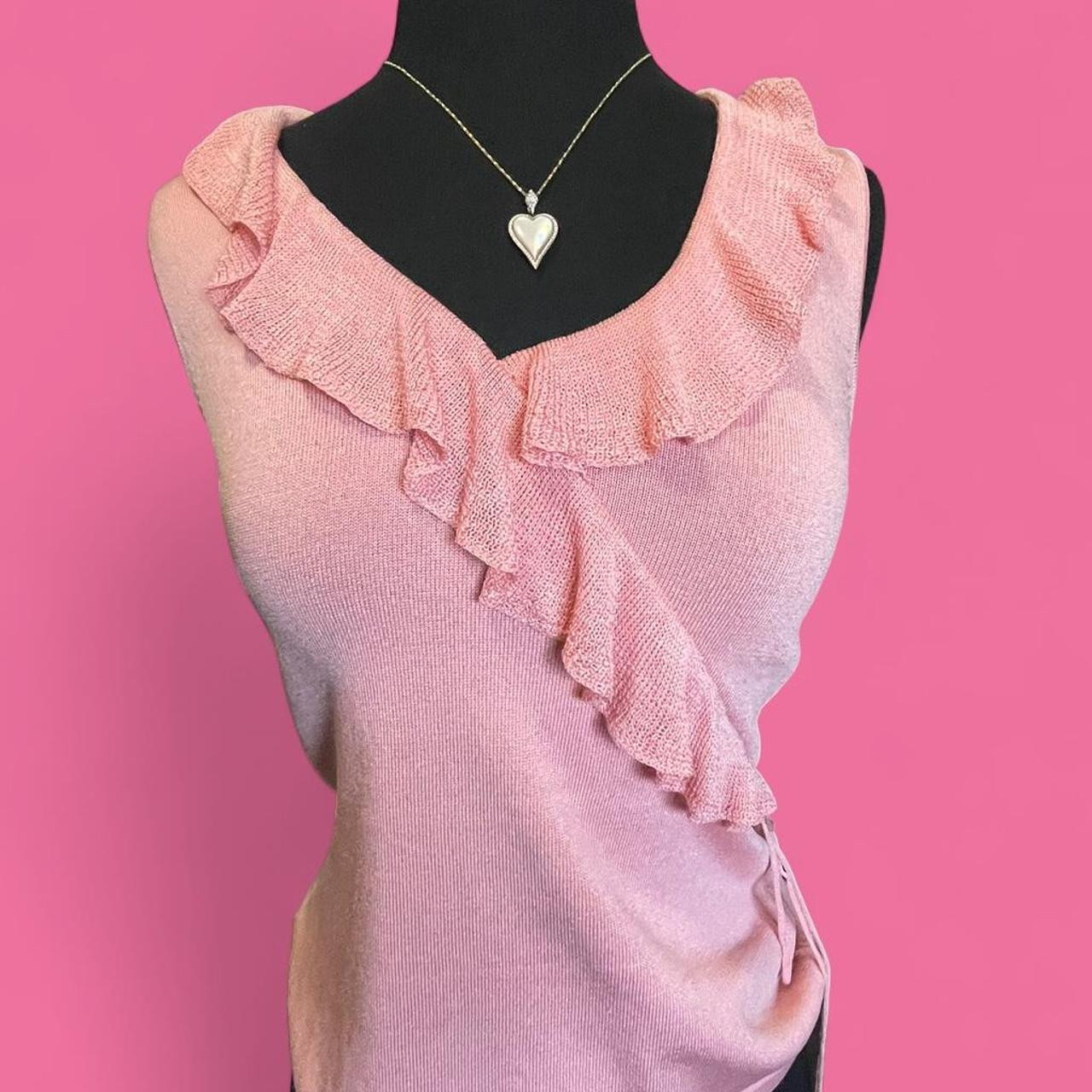 Ann Taylor Women's Blouse - Pink - S | Depop US