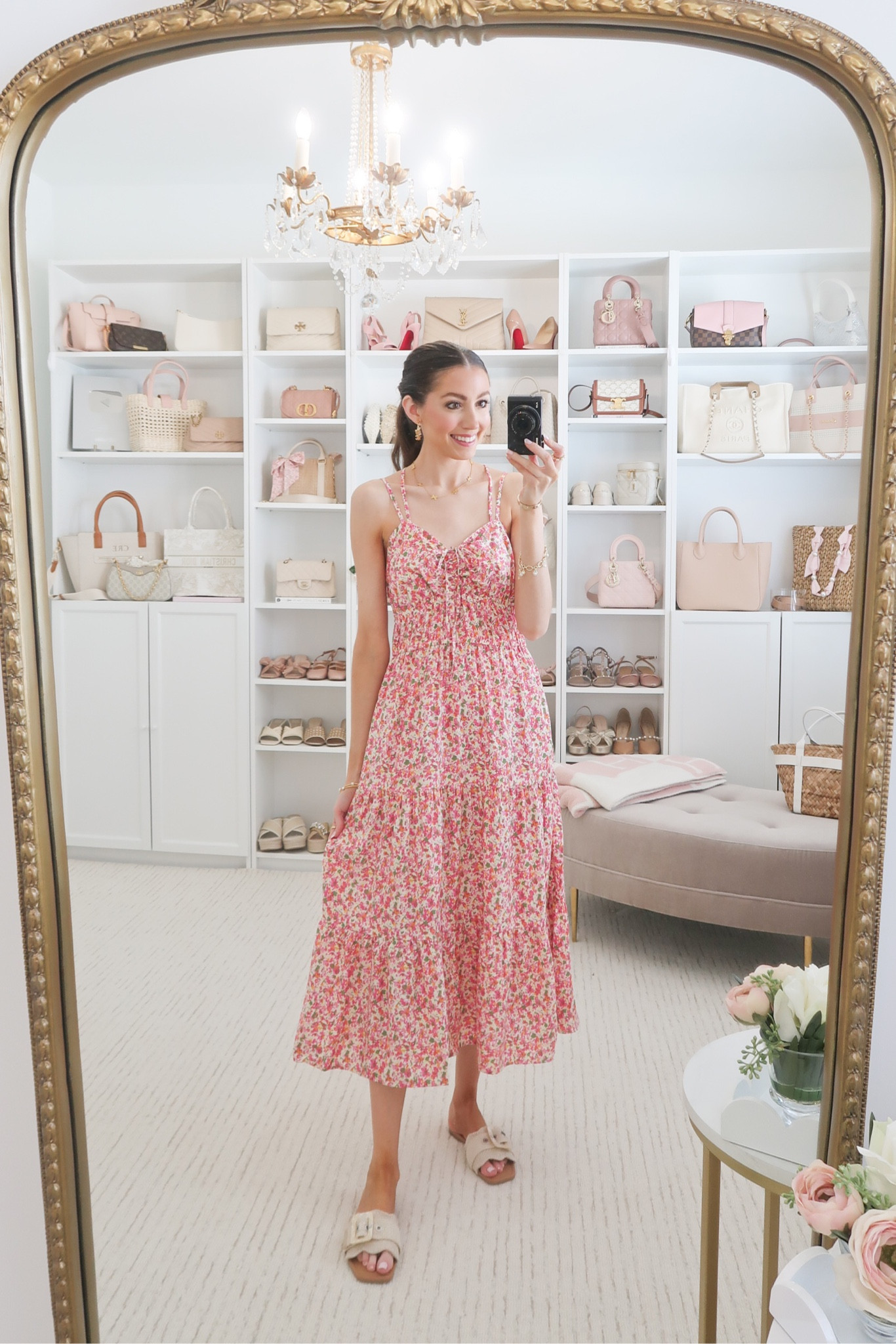 Floral spring midi dress! 🌸 Walmart fashion find! 

#LTKsalealert #LTKSeasonal #LTKfindsunder50