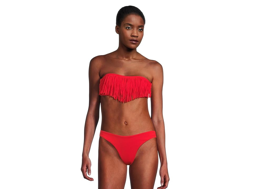 L*Space Dixie Top Women's Swimwear Flame : SM (32-34B), Nylon/Spandex | Zappos