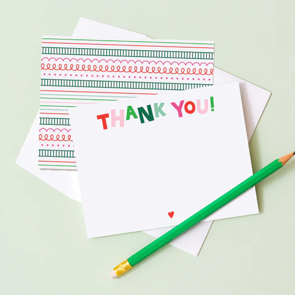 Holiday Thank You Notes | Joy Creative Shop