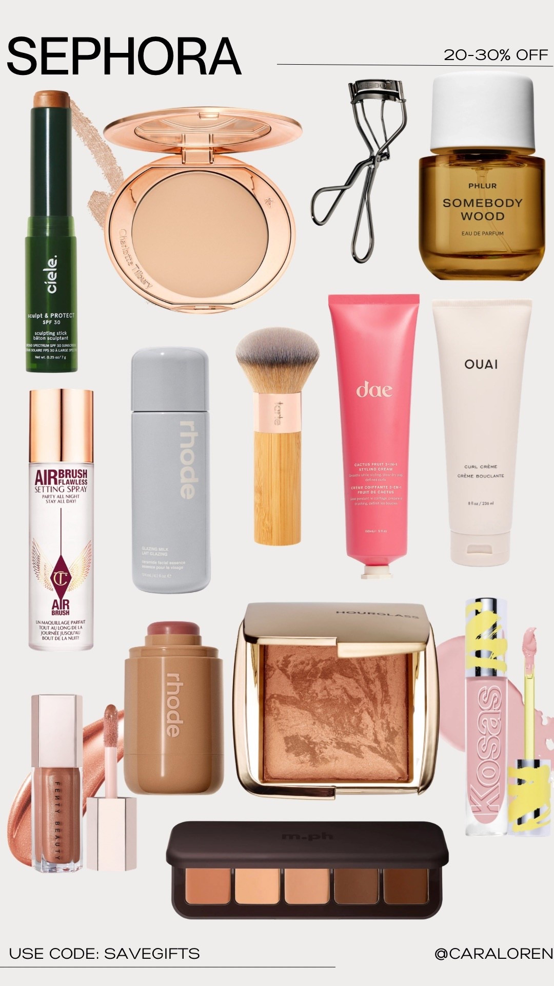 20% off at Sephora and 30% off the Sephora collection with code: SAVEGIFTS code only works once 🫶🏻 linking a bunch of my favs!

#LTKSaleAlert #LTKBeauty