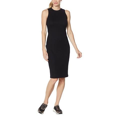 exclusive!

                WVVY High-Neck Ribbed Knit Midi Dress | HSN