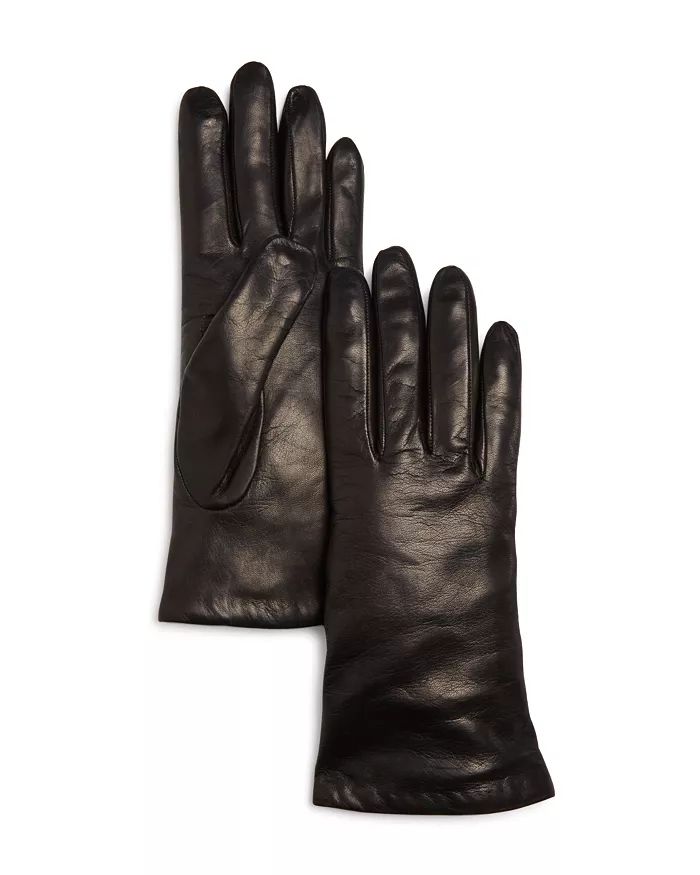 Cashmere-Lined Leather Gloves - 100% Exclusive | Bloomingdale's (US)