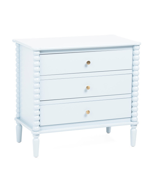 28x26 3 Drawer Spindle Side Table | TJ Maxx