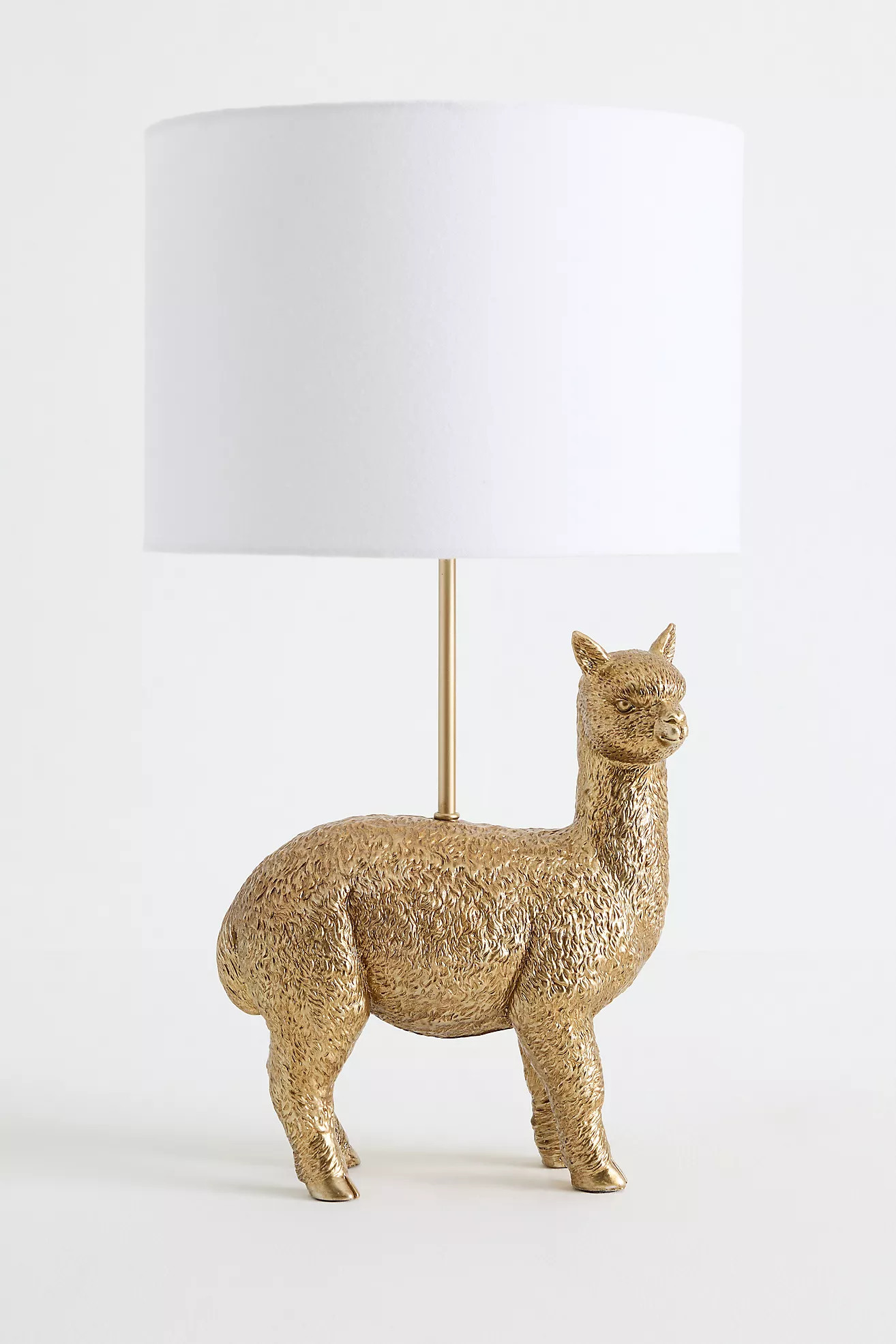 The Icon Table Lamp: Alpaca Edition | Anthropologie (US)