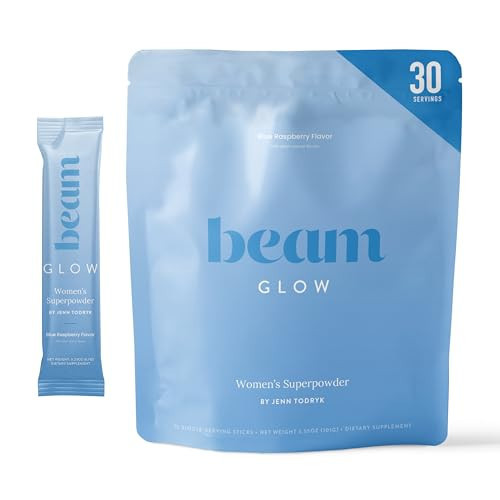 Beam Glow Hormone Balance Supplement for Women – Cortisol Supplement for Women, PMS Relief Supplement, Perimenopause & PCOS Support, Womens Vitamins, Thyroid Support with Ashwagandha & Selenium | Amazon (US)