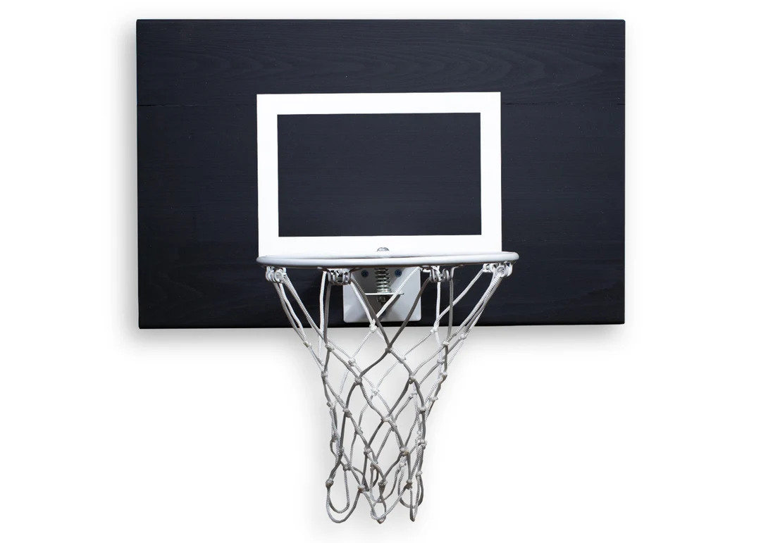 Mini Indoor Basketball Hoop and Ball Set in solid red cedar Made in USA. Unique Over the Door & W... | Etsy (US)