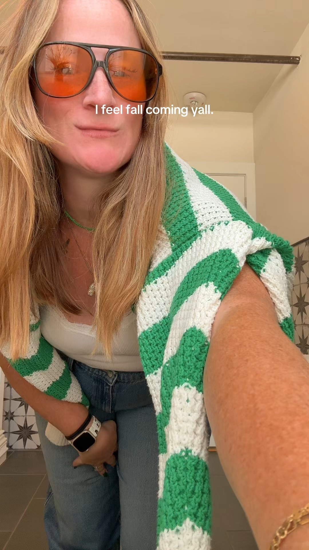 Even though I refuse to give up my Target flip flops with the darling flower on them - I still feel fall coming. 

I found this amazing sweater at Kohls - I have a code for you - and it is perfect for this transition into fall. It’s cold in the morning & warmer during the day. Snag this easy sweater at Kohls & use code SHOPPER20. Wearing a size XXL in the sweater. 

#LTKStyleTip #LTKSaleAlert #LTKWorkwear