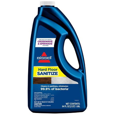 BISSELL MultiSurface Hard Floor Sanitize Formula 64oz: Liquid Cleaner for Sealed Floors & Carpets, Unscented | Target