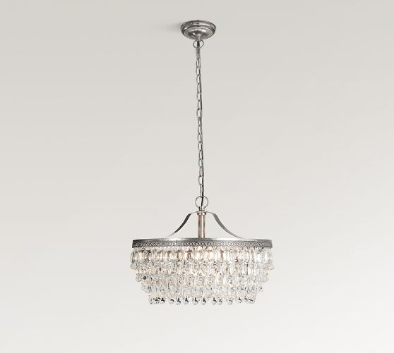 Clarissa Crystal Round Chandelier (19"-28") | Pottery Barn CA