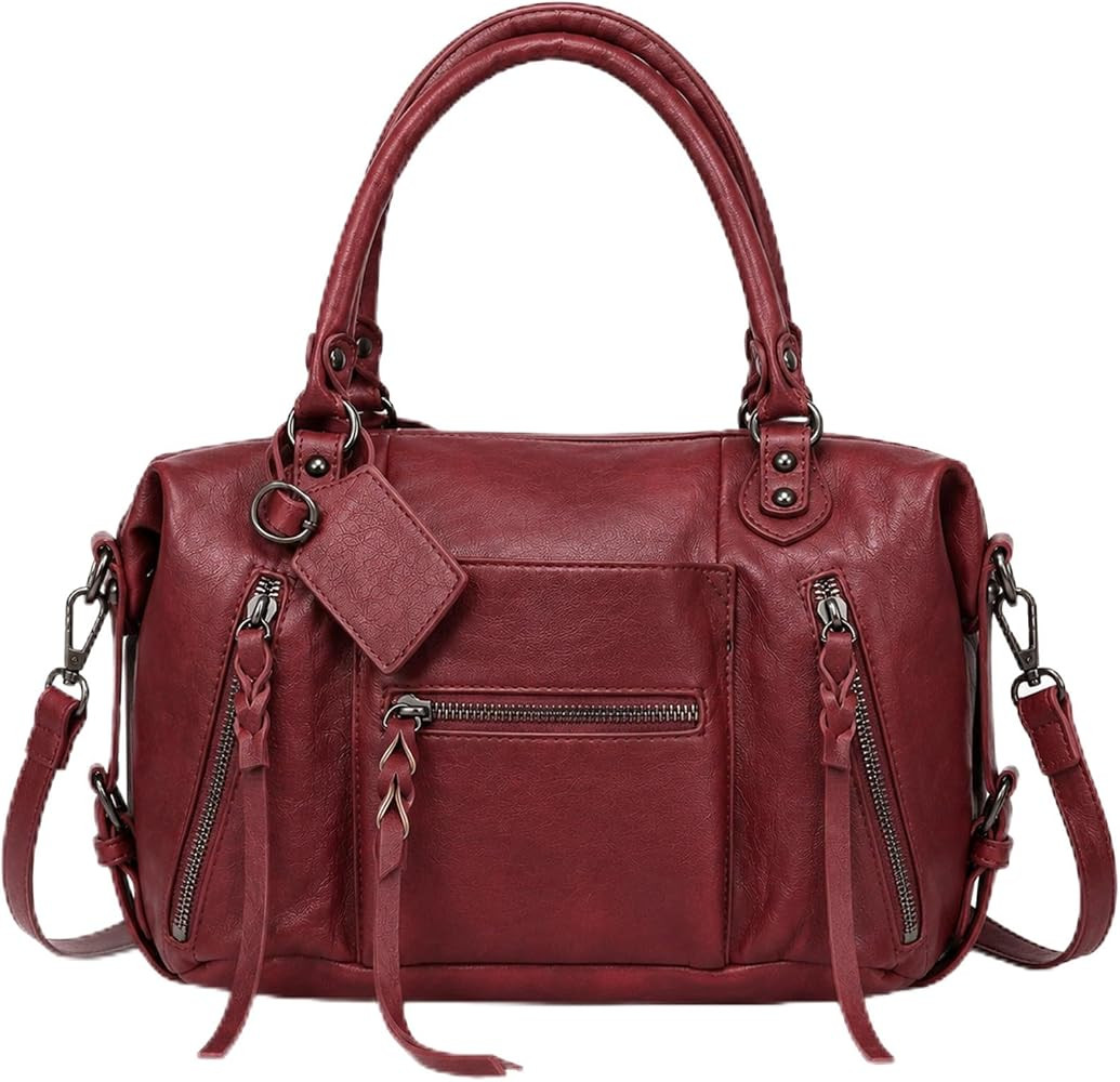 Women Mini Tote Bags (8 L) City Bags Tote Bag Purse Vegan Leather Hobo Handbags With Adjustable D... | Amazon (US)