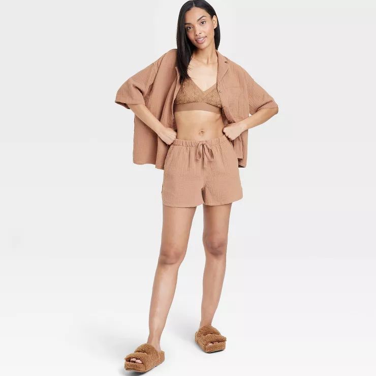 Women's Cotton Gauze Shorts - Stars Above™ | Target