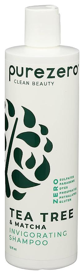 PUREZERO Tea Tree & Matcha Shampoo, 12 FZ | Amazon (US)